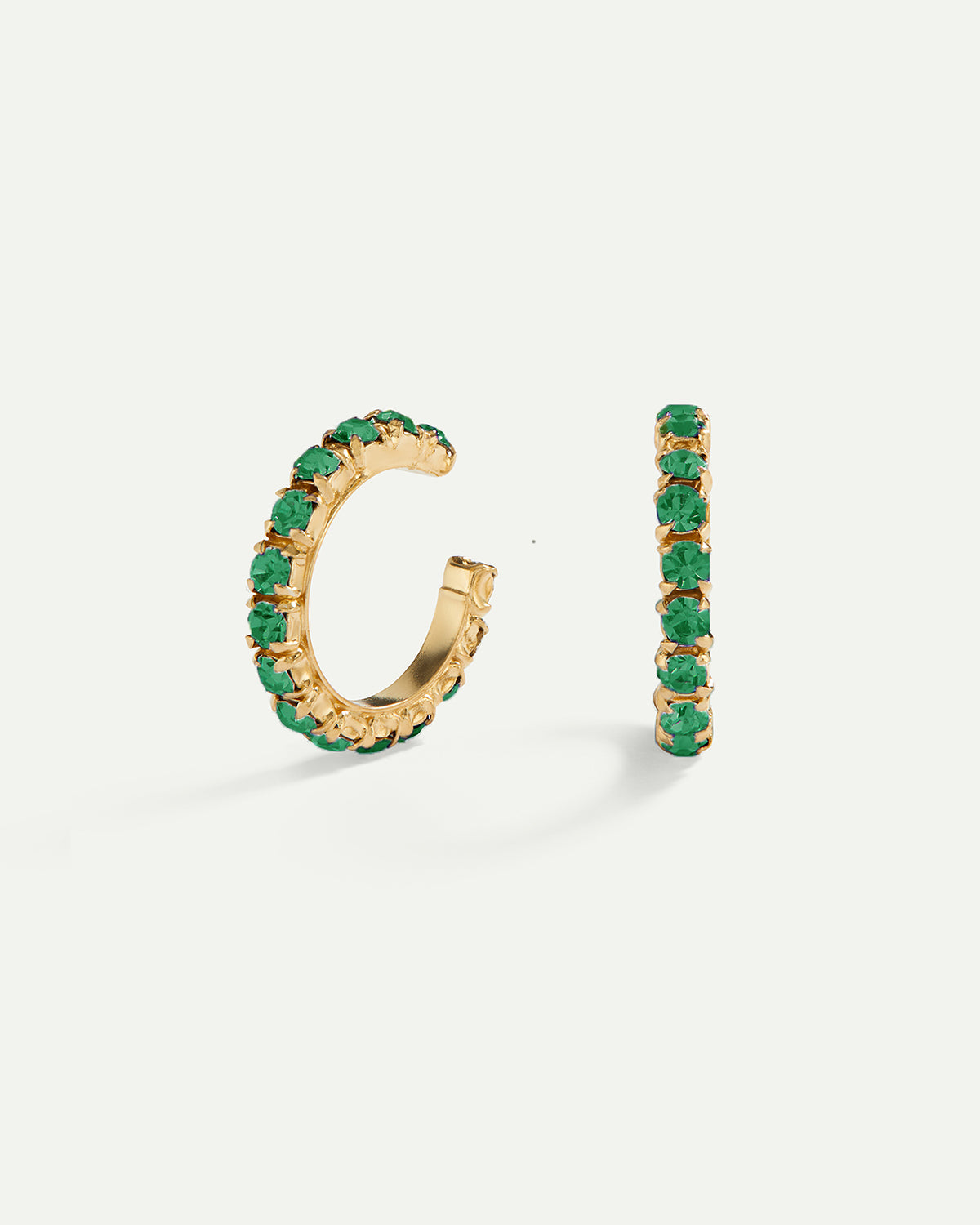 PENDIENTES ARLA MINI GREEN GOLD