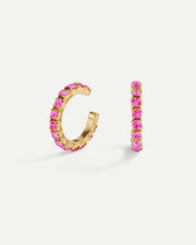 ARLA MINI PINK GOLD EARRINGS