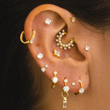 IDA XL SILVER EARRINGS