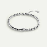 BALLS BRIGHT SILVER BRACELET