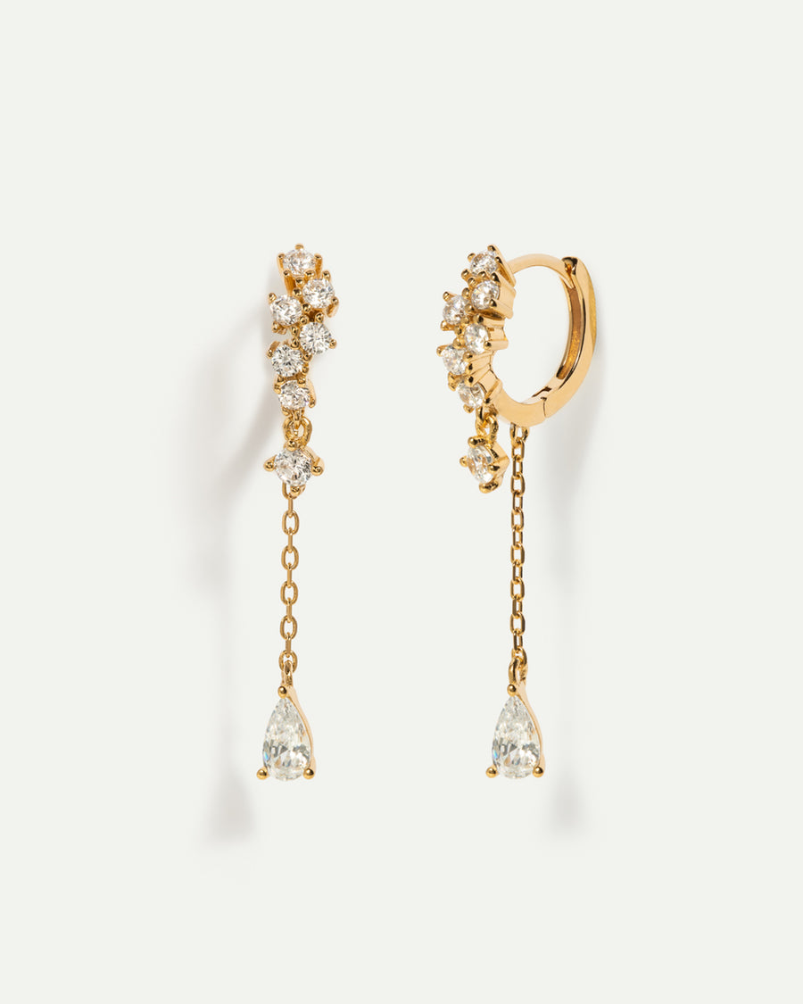 PENDIENTES CHAMPAGNE GOLD