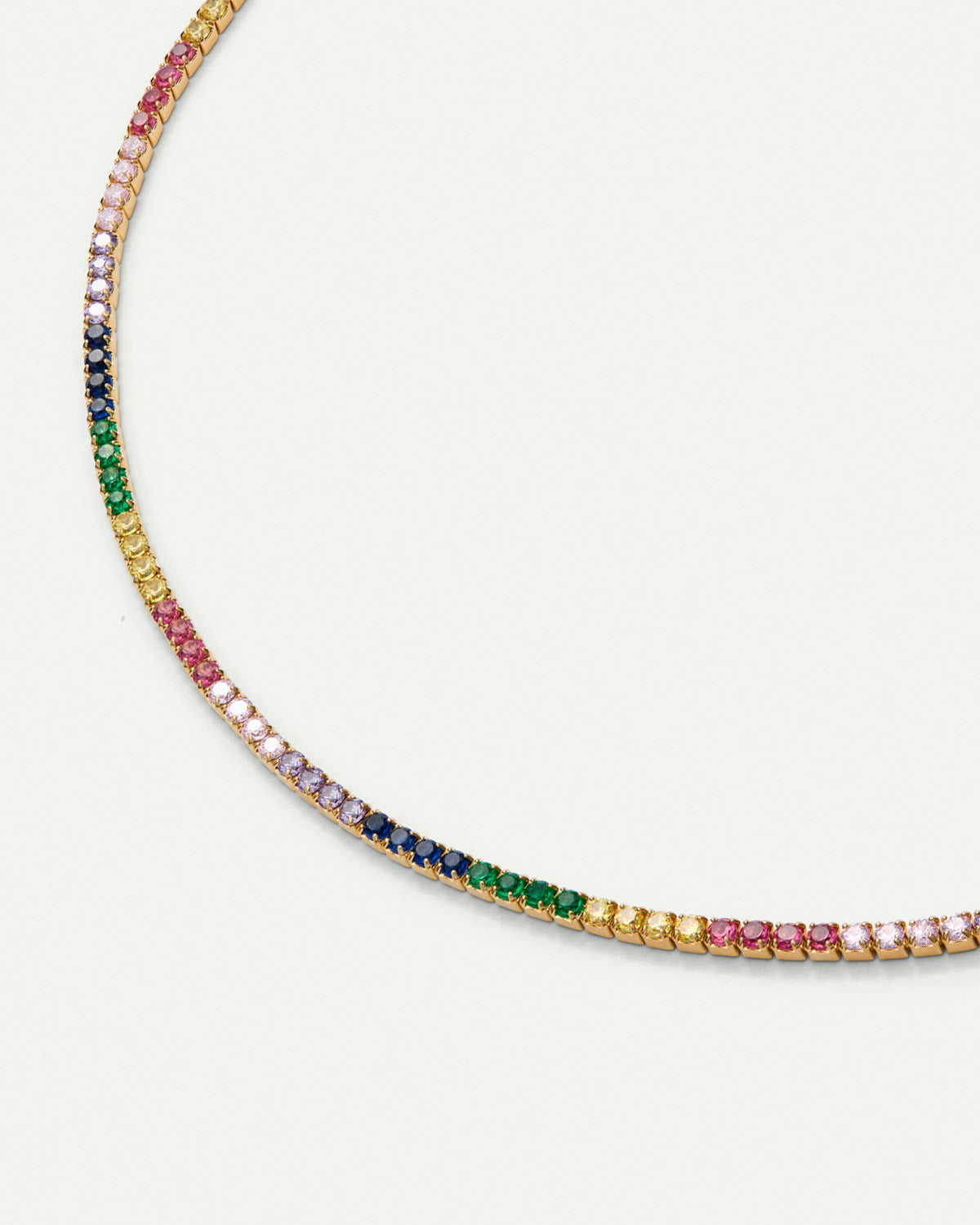 COLLIER EN OR ARC-EN-CIEL