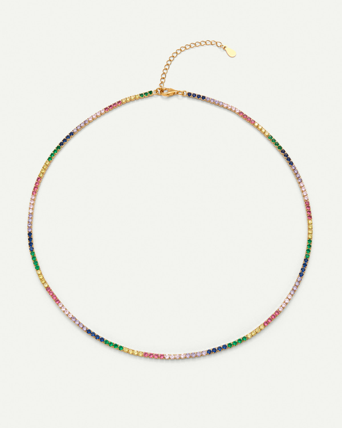 COLLIER EN OR ARC-EN-CIEL
