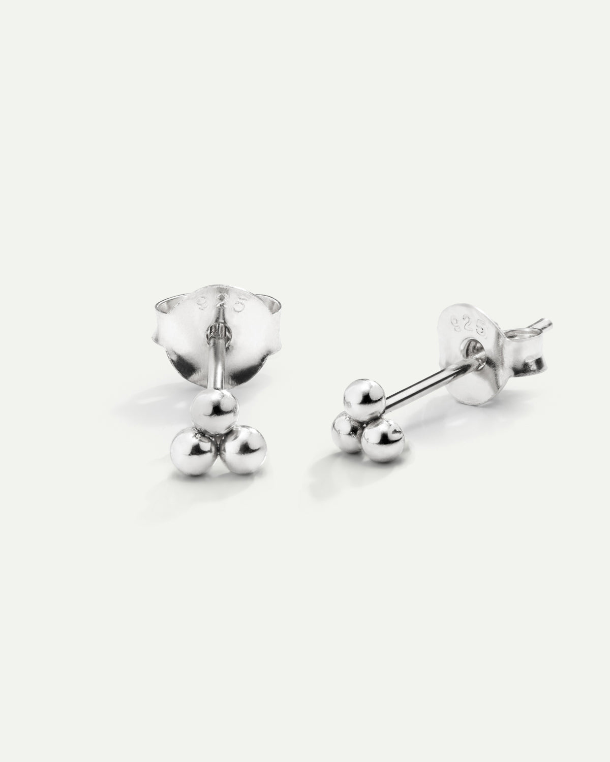 CLOVER MINI SILVER EARRINGS