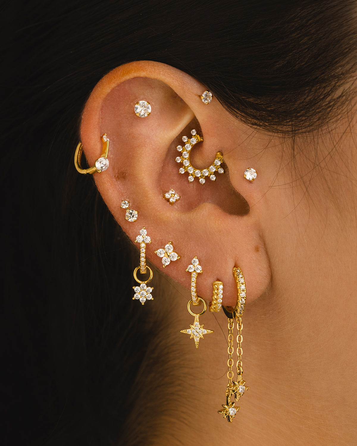 PENDIENTES FREYA GOLD
