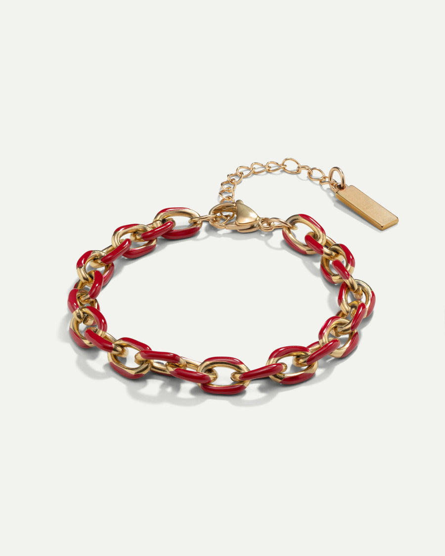 PULSERA GINA RED