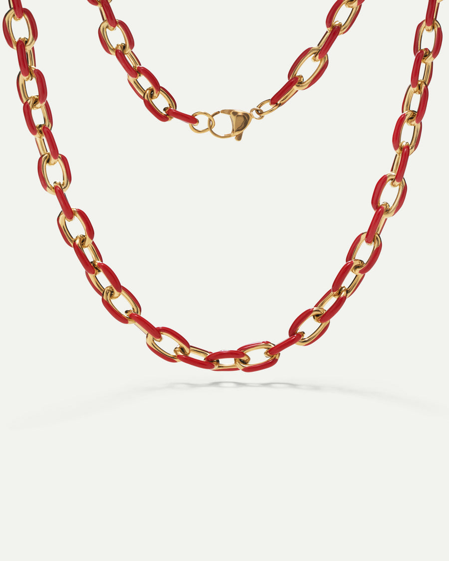 COLLAR GINA RED