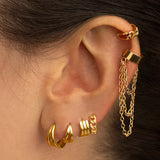 PENDIENTES HOOPS DOBLE GOLD