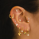 HEXAGON SILVER PIERCING