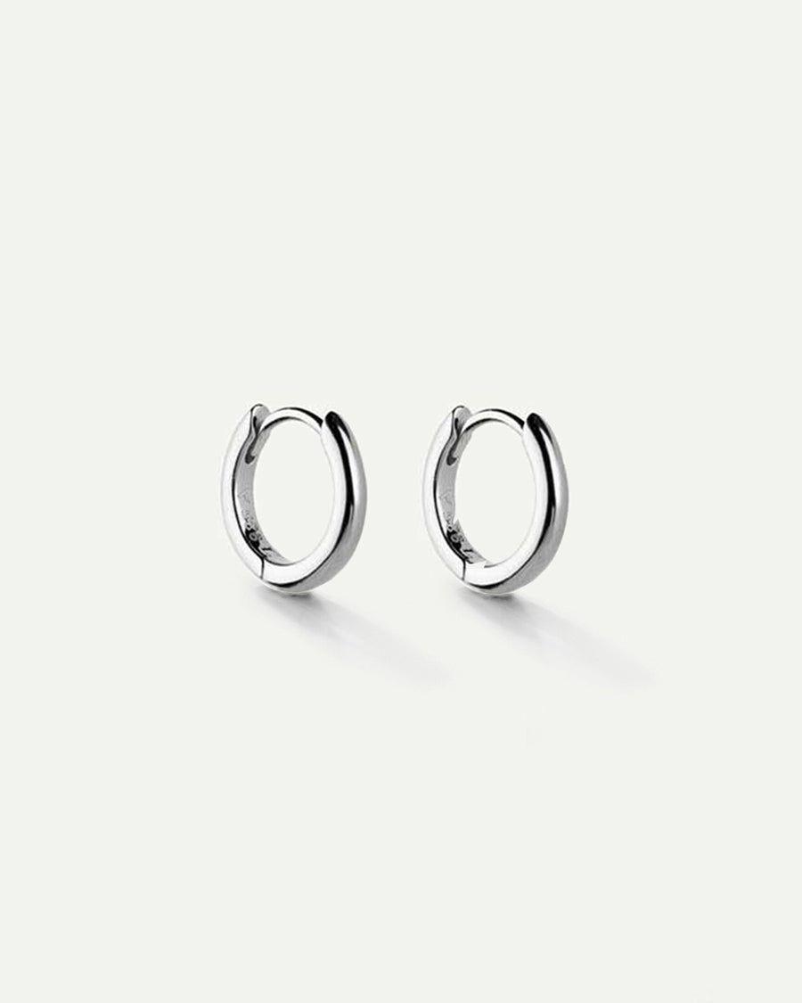 PENDIENTES HOOPS MINI SILVER