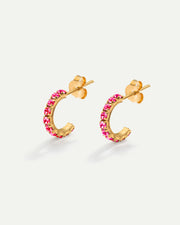 ICE PINK GOLD EARRINGS