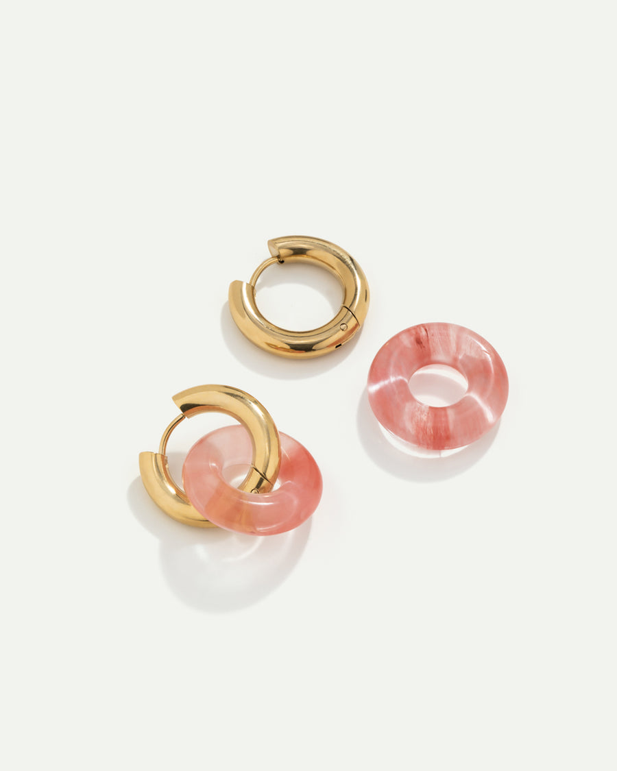 PENDIENTES LAIS PINK