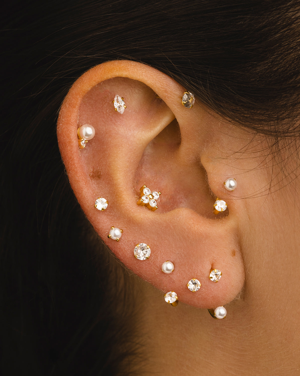 PIERCING LIEBE MIX ARGENT