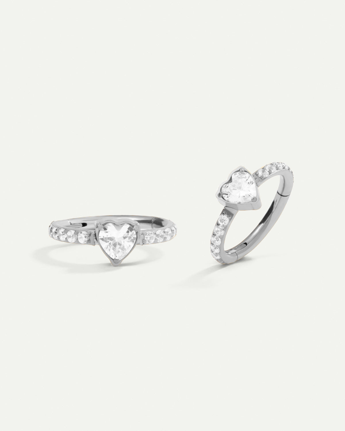 PIERCING LOOP LADY M SILVER
