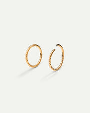 PIERCING LOOP S TWIST GOLD