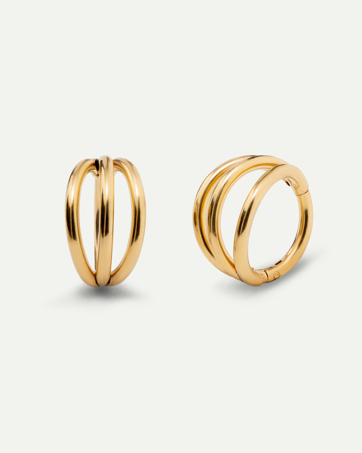 PIERCING LOOP TRIPLE L GOLD