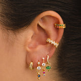PENDIENTES IAN GOLD