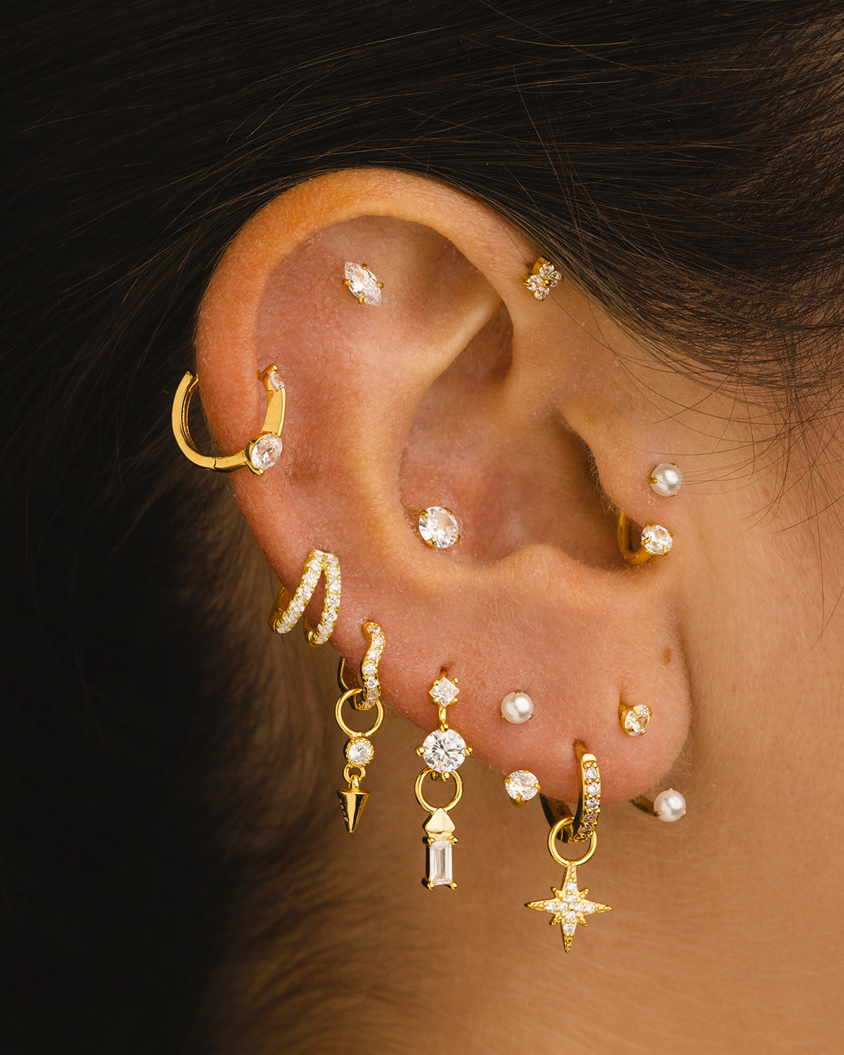 PENDIENTES AVA GOLD