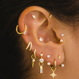 HEXAGON SILVER PIERCING