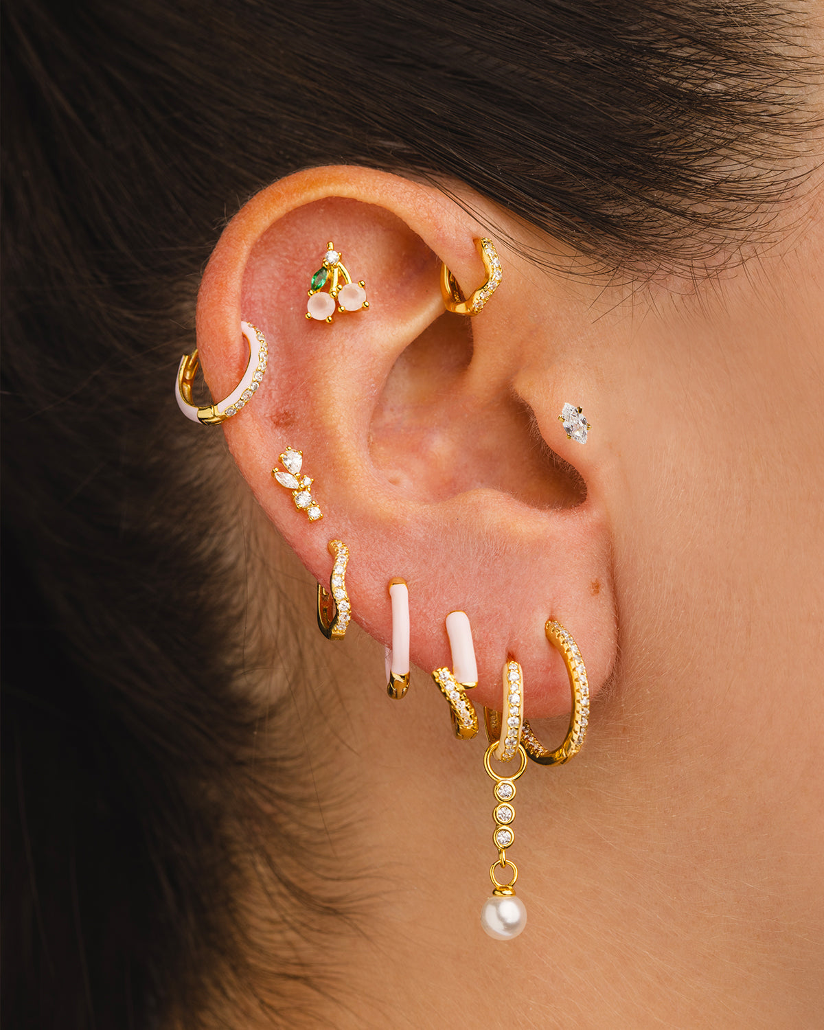 HEXAGON SILVER PIERCING