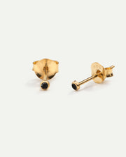 PRINCESS S BLACK GOLD EARRINGS