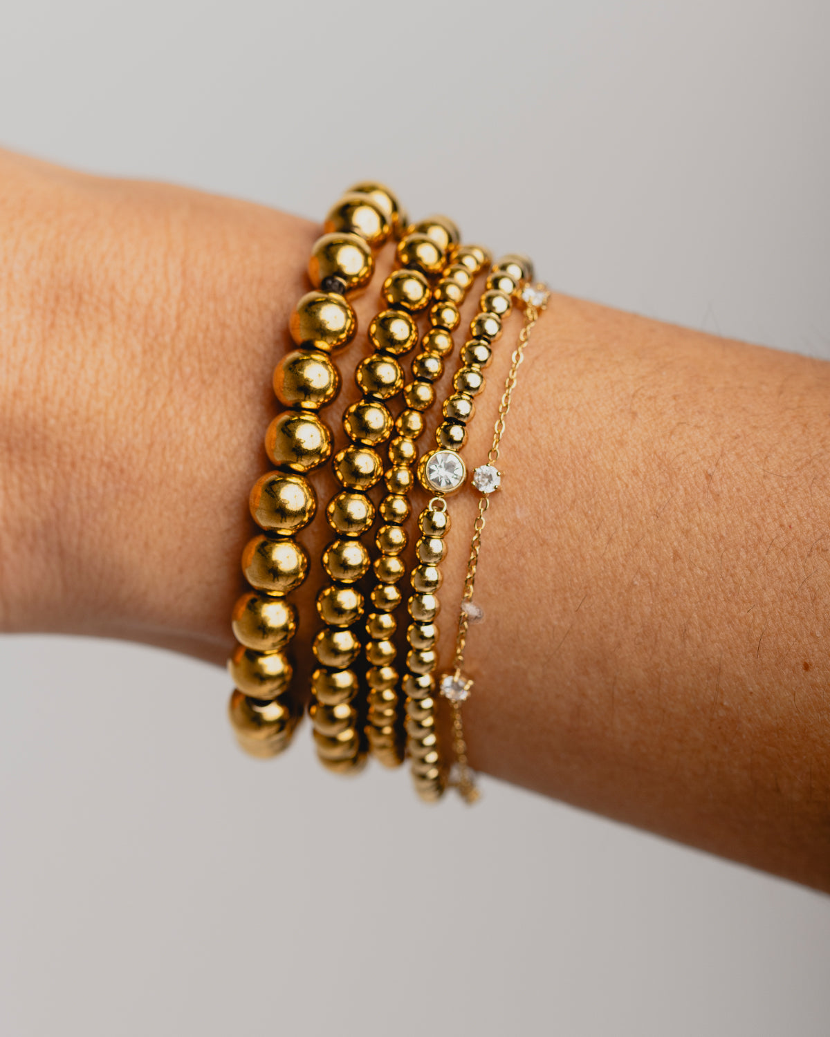 BALLS L GOLD BRACELET