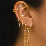 OTTO MINI SILVER EARRINGS