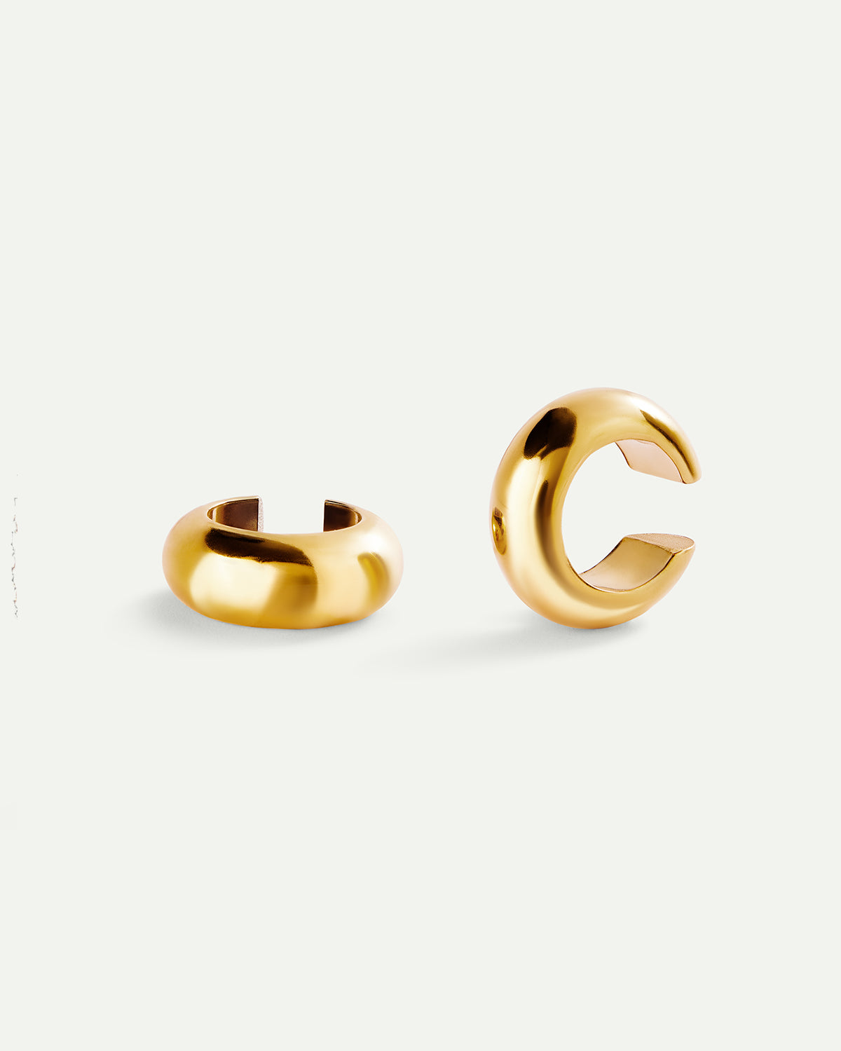 GOLD ROLL EARRINGS