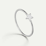 BAGUE ÉTOILE EN ARGENT