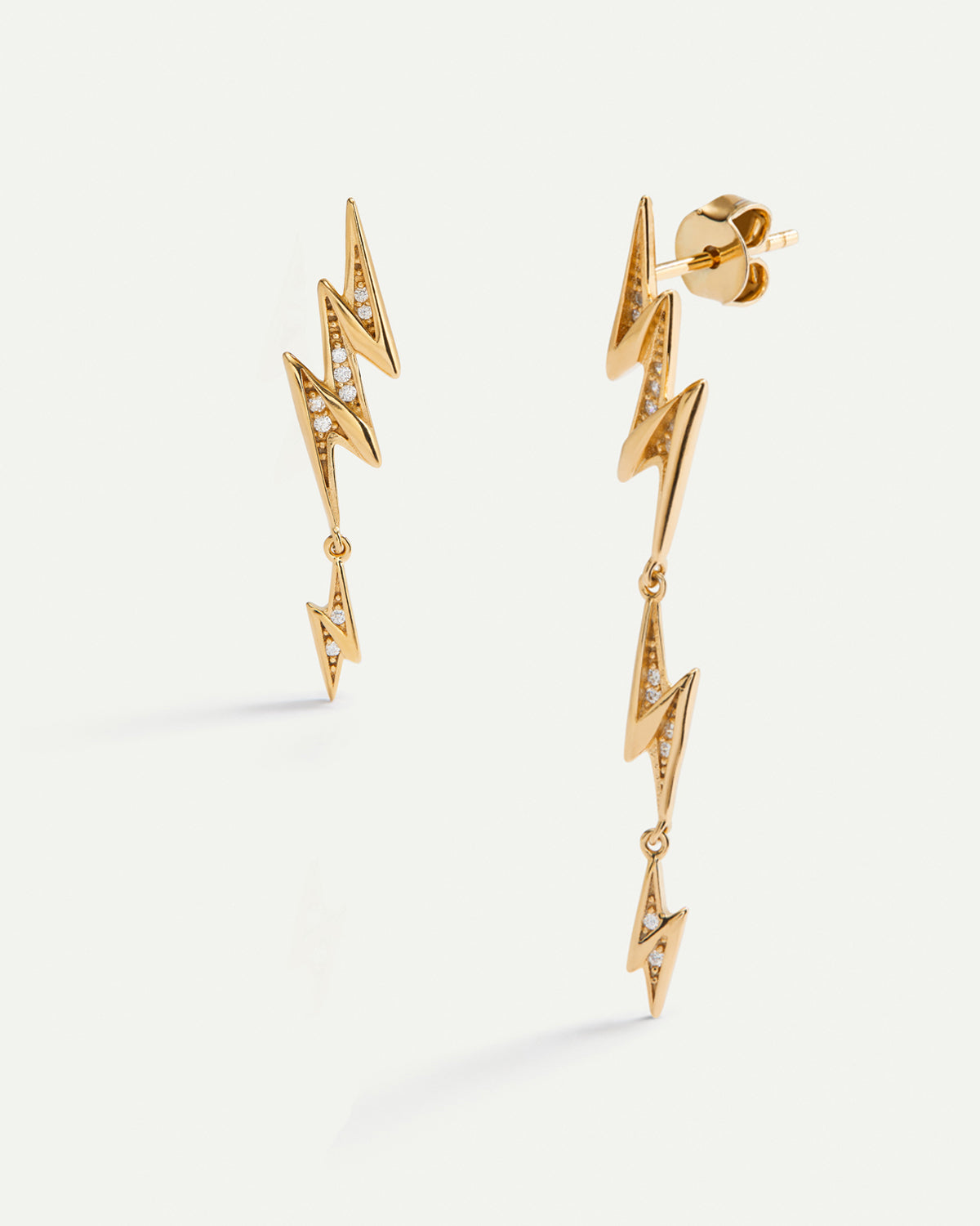 TALA DUO GOLD EARRINGS