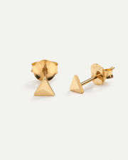 TRIANGLE GOLD EARRINGS