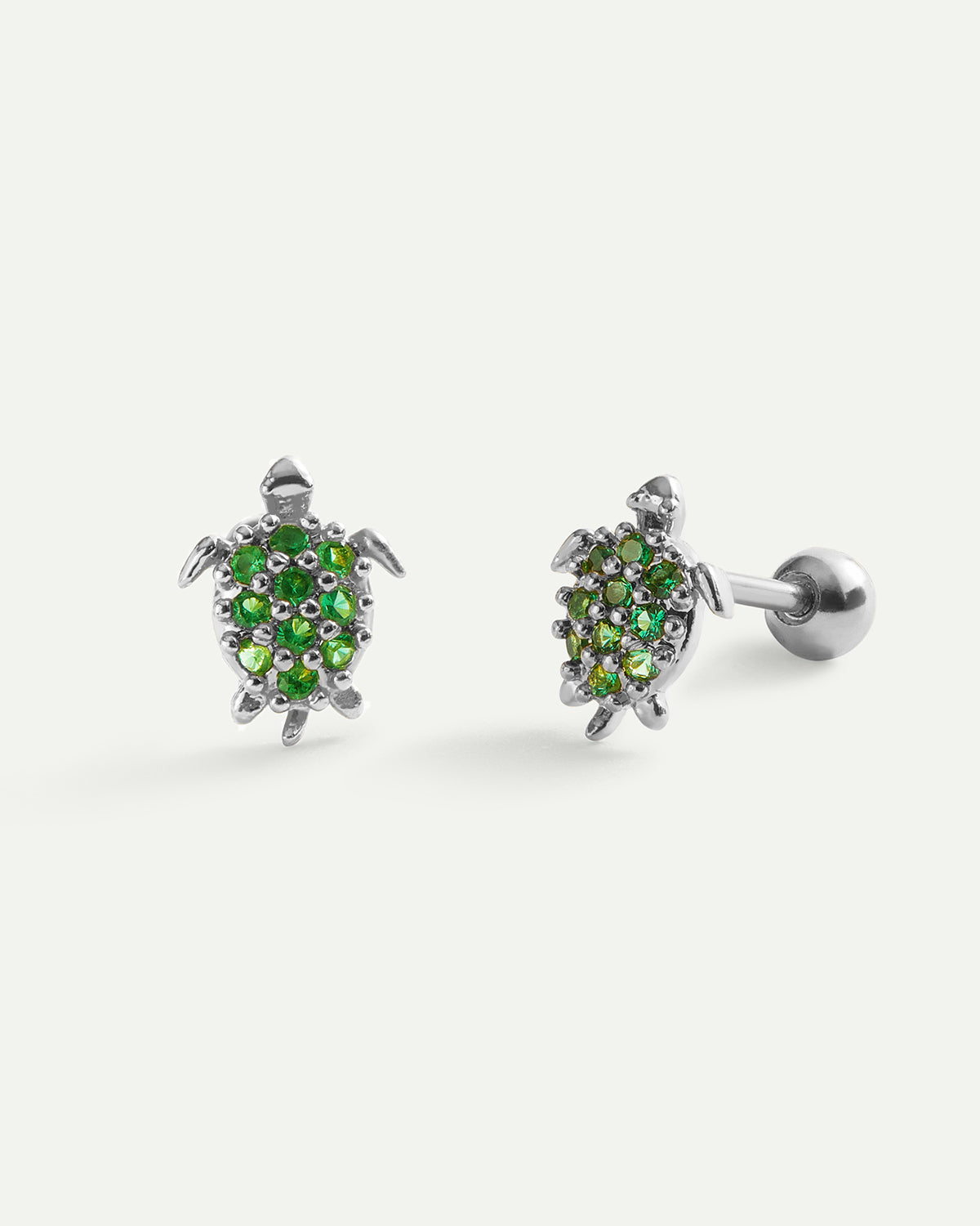TURTLE SILVER PIERCING