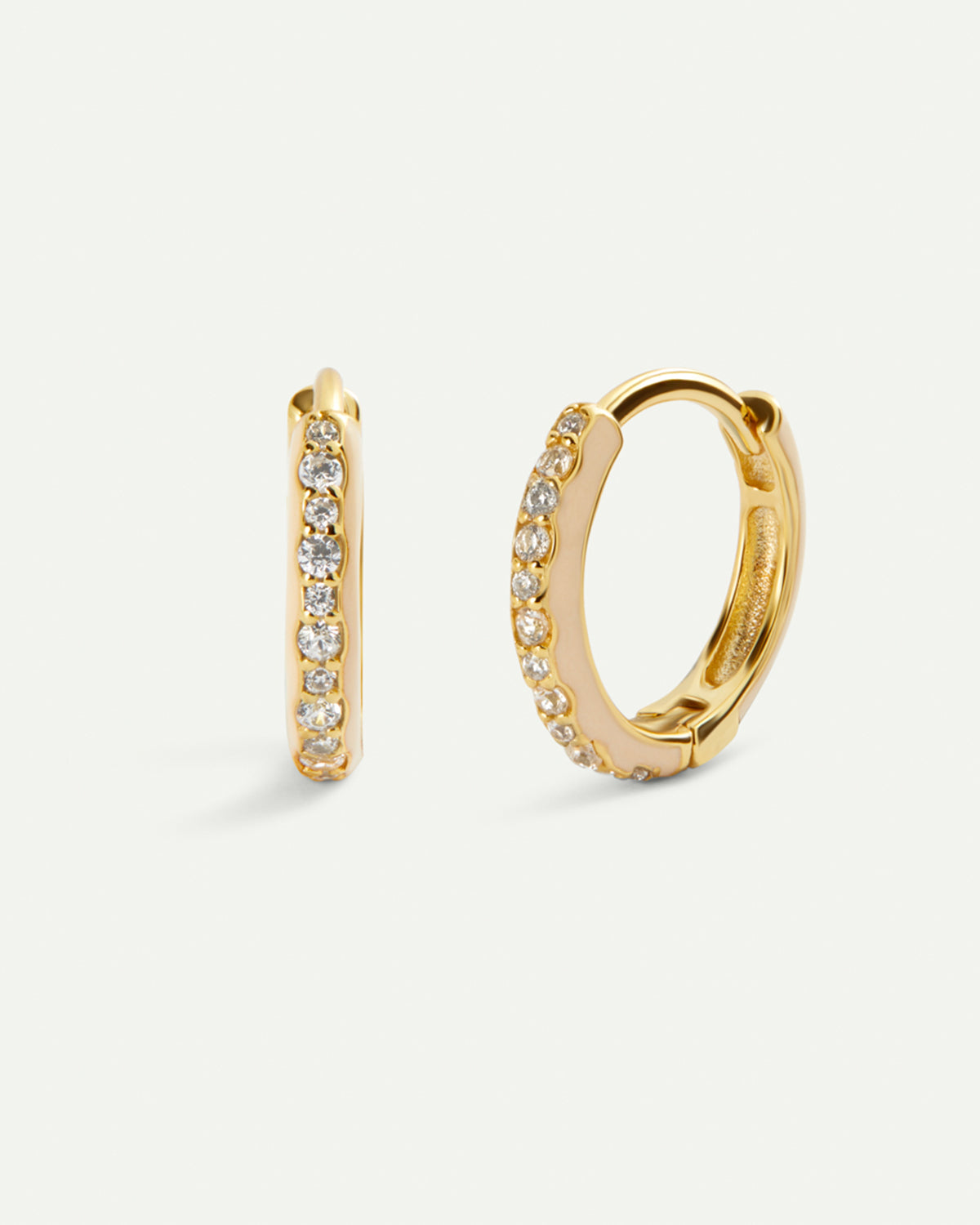 PENDIENTES ZENDA PEACH GOLD
