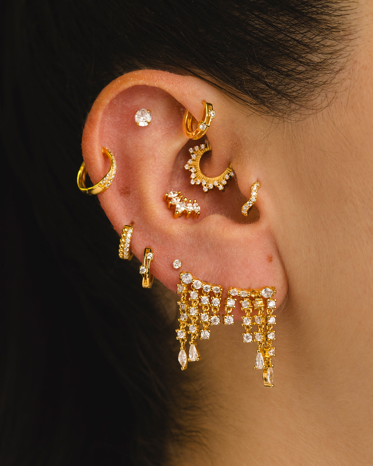 PENDIENTES SIENNA GOLD