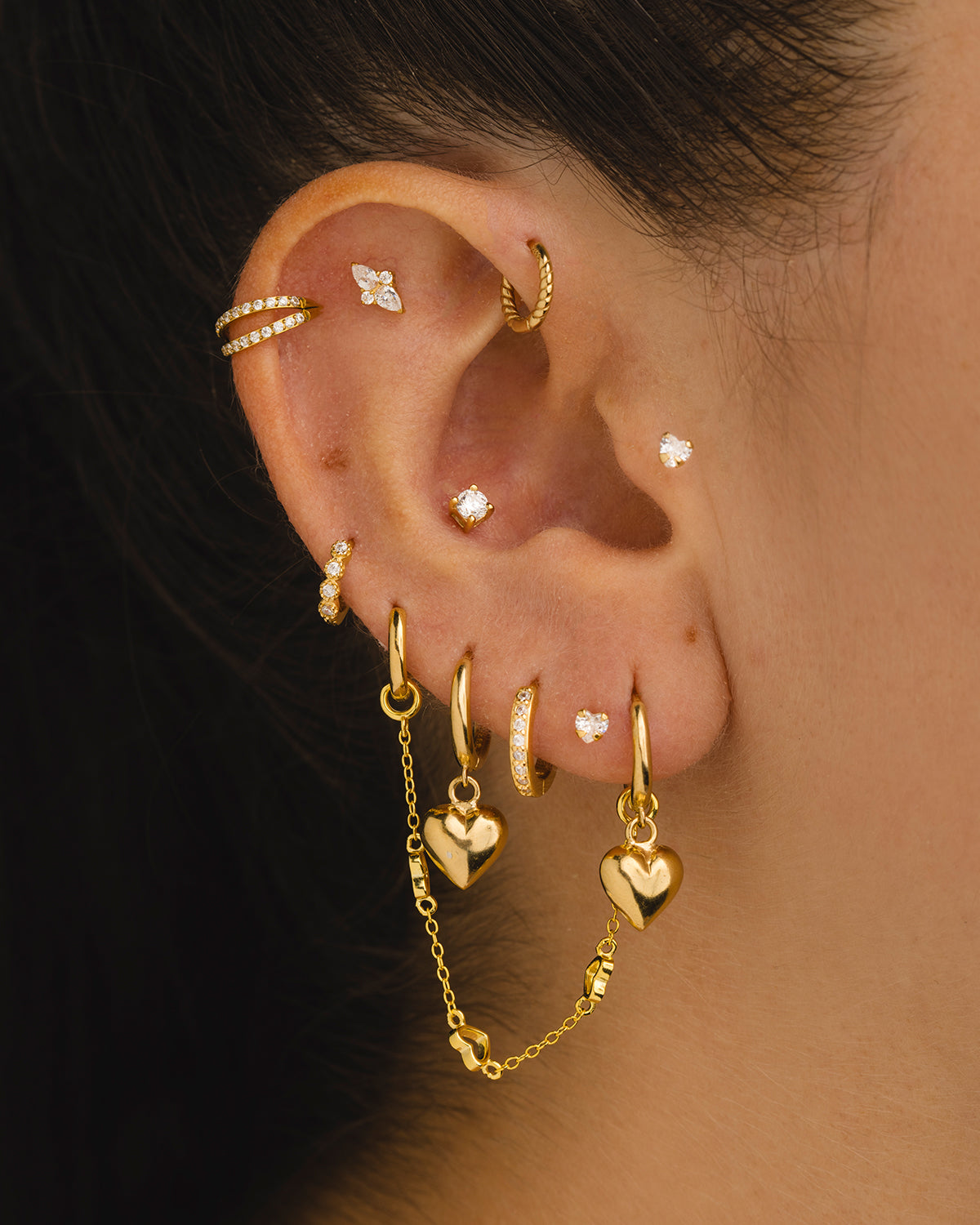 PENDIENTES ELI MINI SILVER