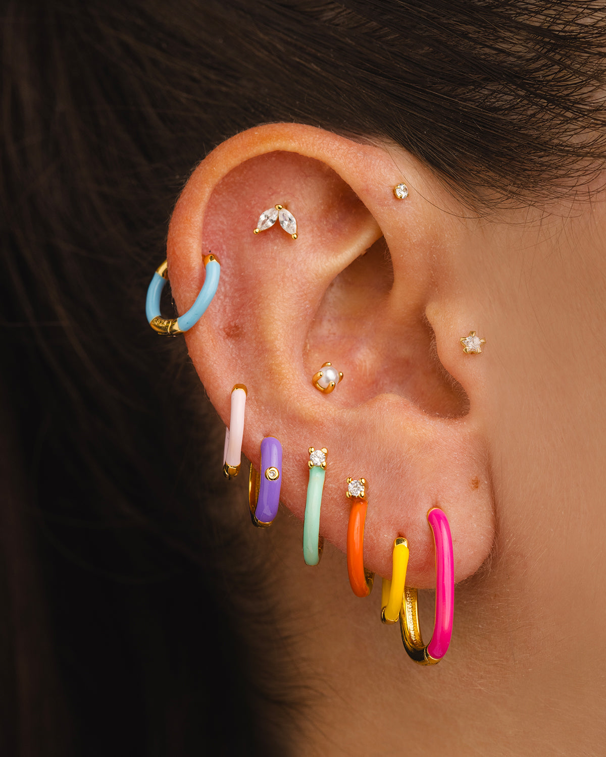PENDIENTES CERES CELESTE GOLD