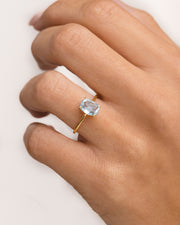BAGUE EN ARGENT TOPAZE BEATRIZ