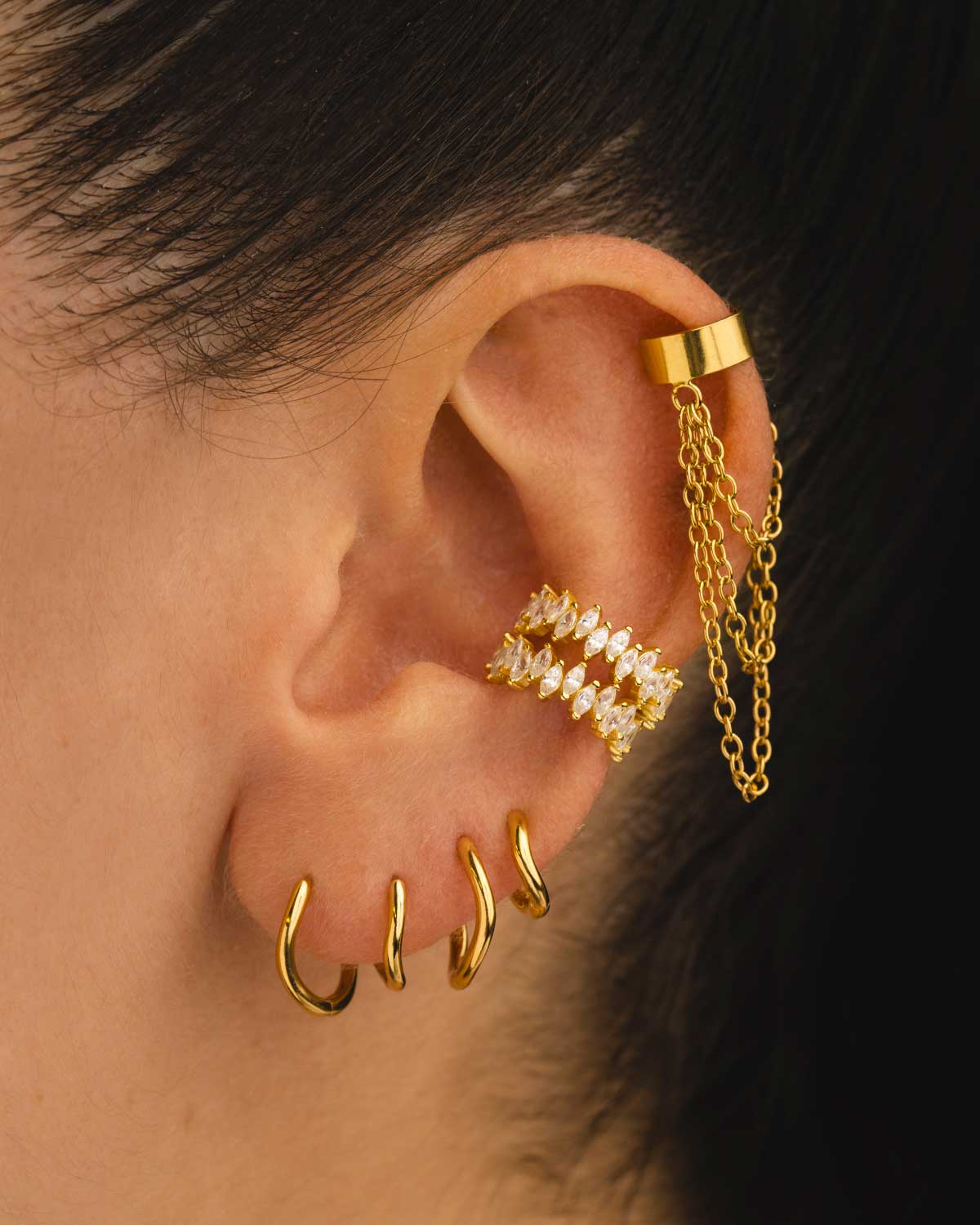 PENDIENTES BIMBO MAXI SILVER