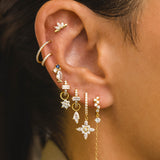 EFY MAXI GOLD EARRINGS
