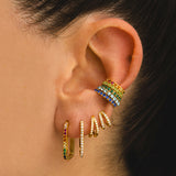 PENDIENTES HOOPS BRIGHT DOBLE SILVER