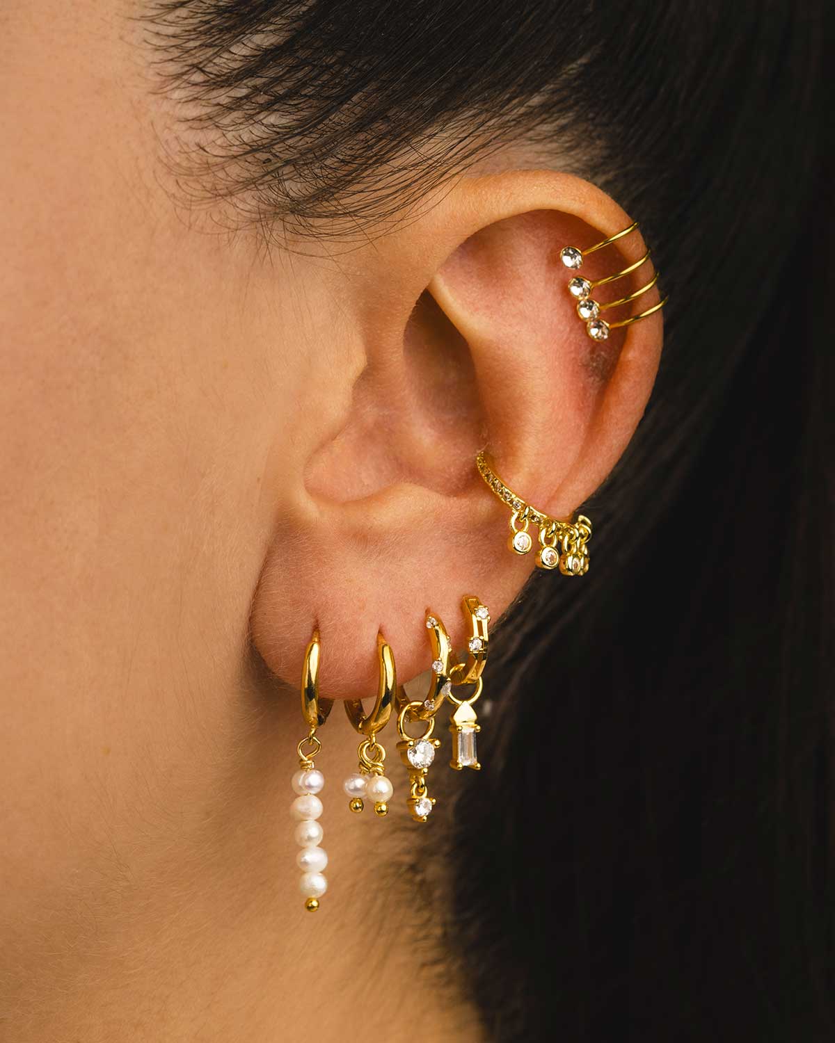 PENDIENTES SIENNA GOLD