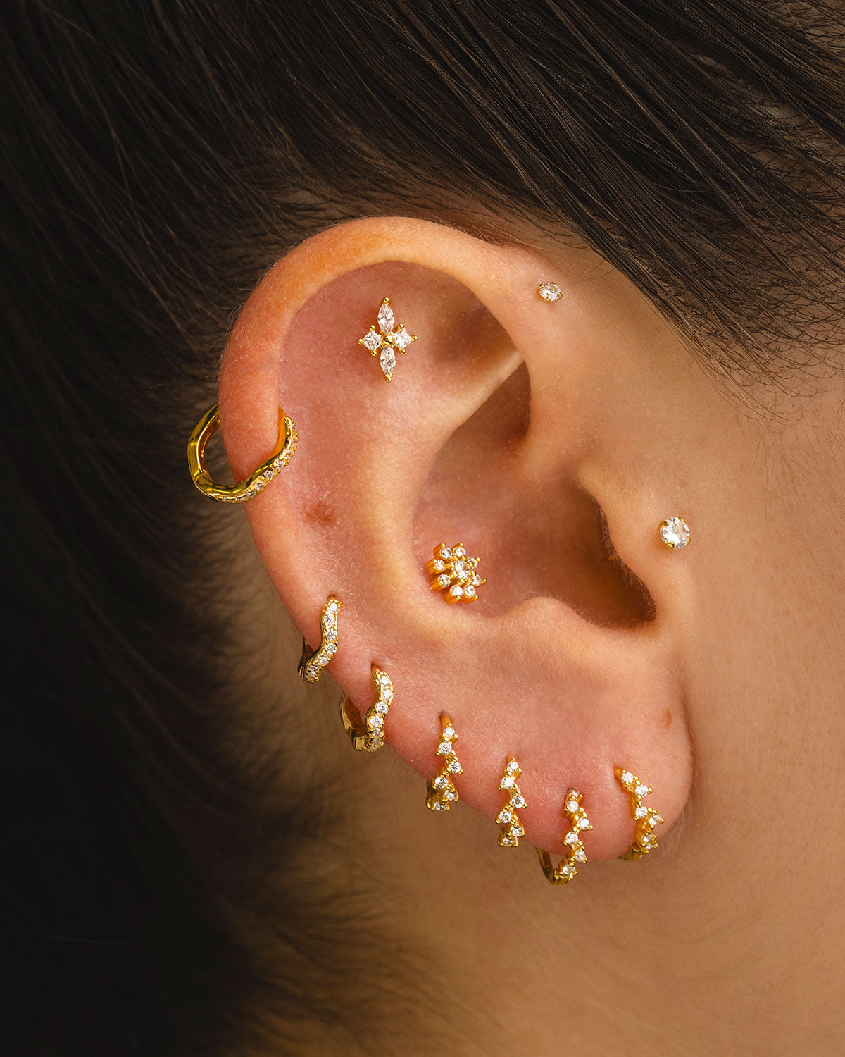 BOUCLES D'OREILLES BIMBA MINI EN ARGENT