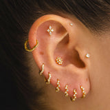 BIMBA MINI GOLD EARRINGS