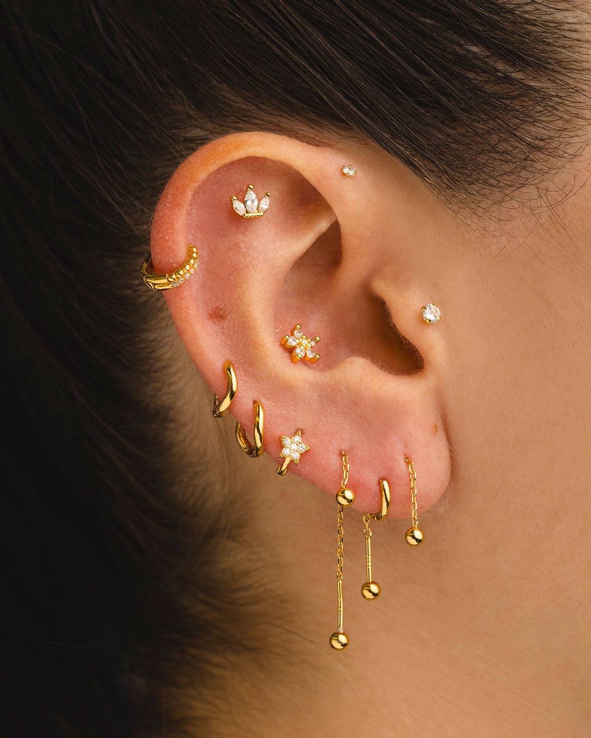 PENDIENTES BIMBO MINI SILVER
