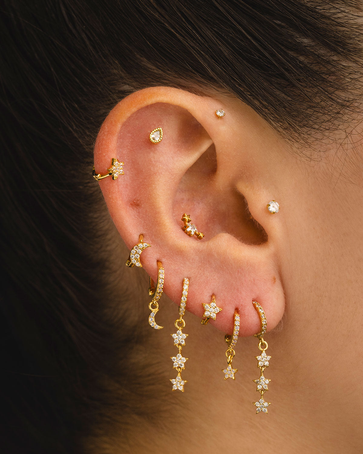 PENDIENTES TEA GOLD