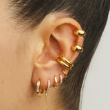 FOX MAXI GOLD EARRINGS