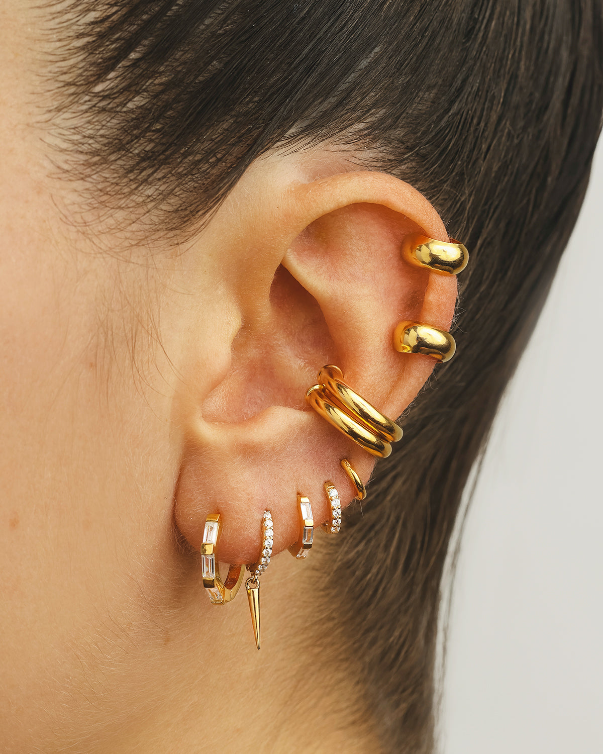 FOX MAXI GOLD EARRINGS