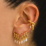 NIA GOLD EARRINGS