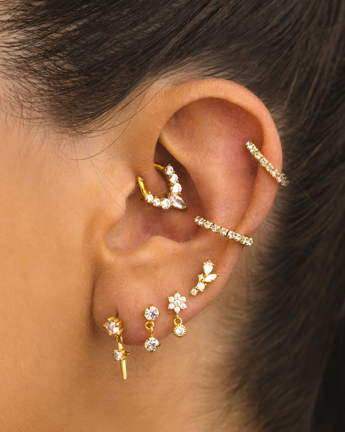 DILARA GOLD EARRINGS