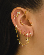 SILVER HOOPS EARRINGS